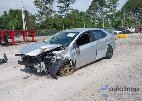 2017 Toyota Corolla Le z USA, uszkodzony, nr VIN 2T1BURHE2HC758621